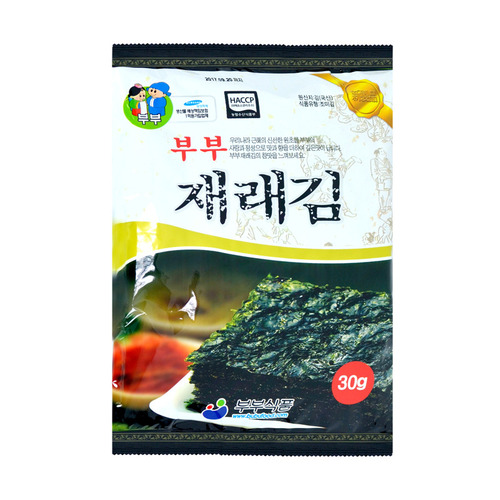 부부식품 김구이 부부 재래김 30g/20봉 1박스부부식품 조미김